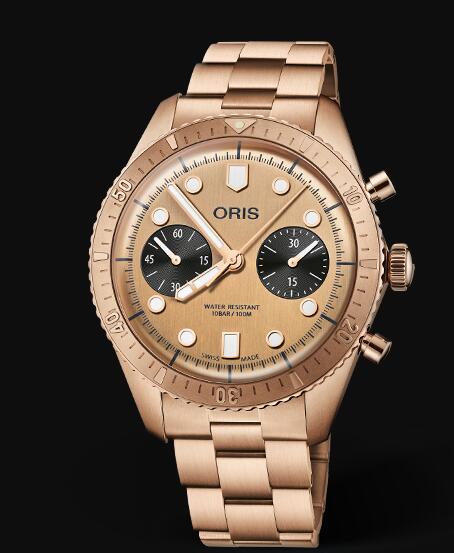 Replica Oris Divers Sixty-Five 43 Chronograph Hölstein Edition 2020 Watch 01 771 7744 3182-Set